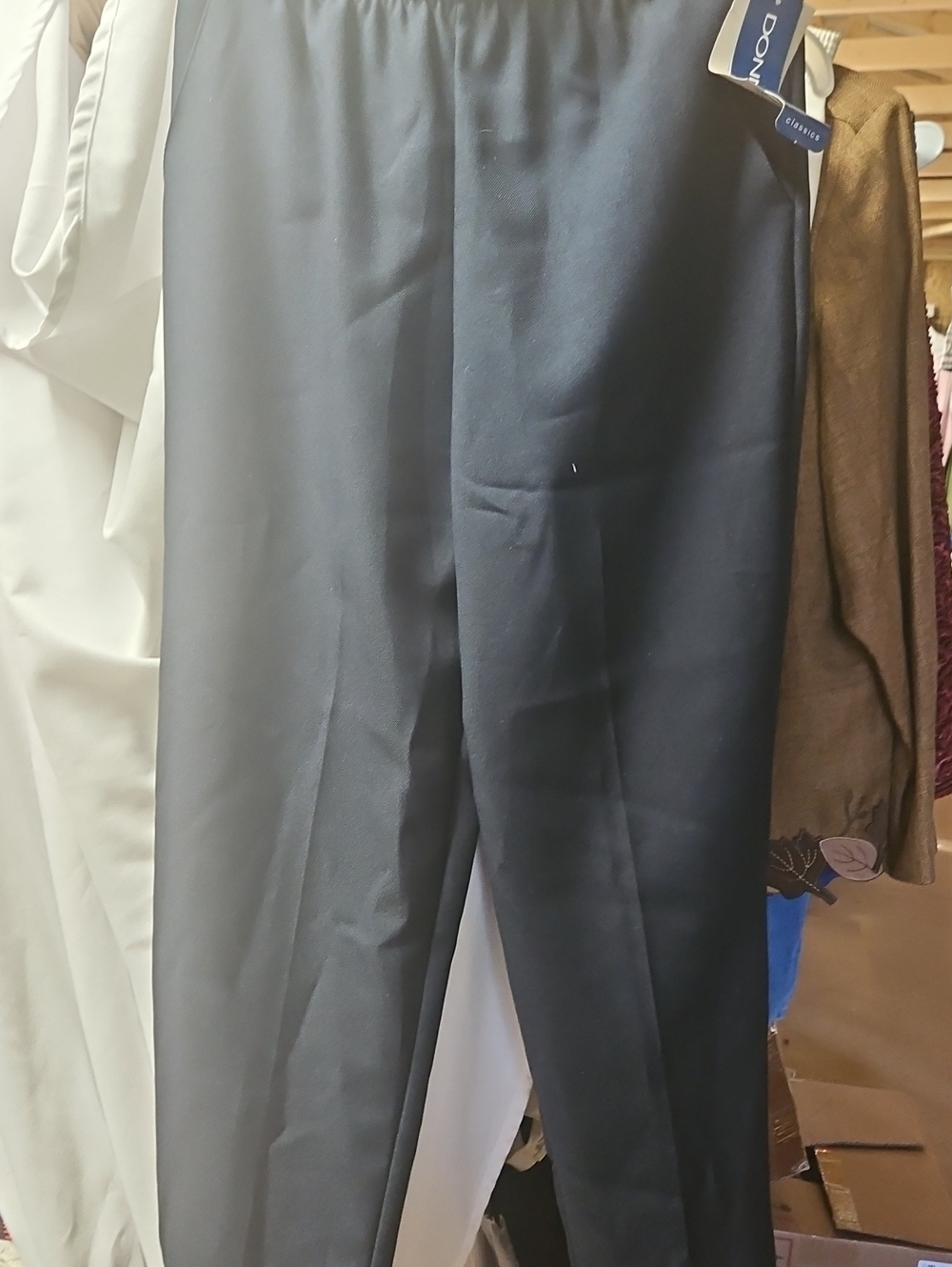 NW-1 Donna Karan Women's Navy-Black Dress Trousers